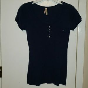 Dark navy size large top